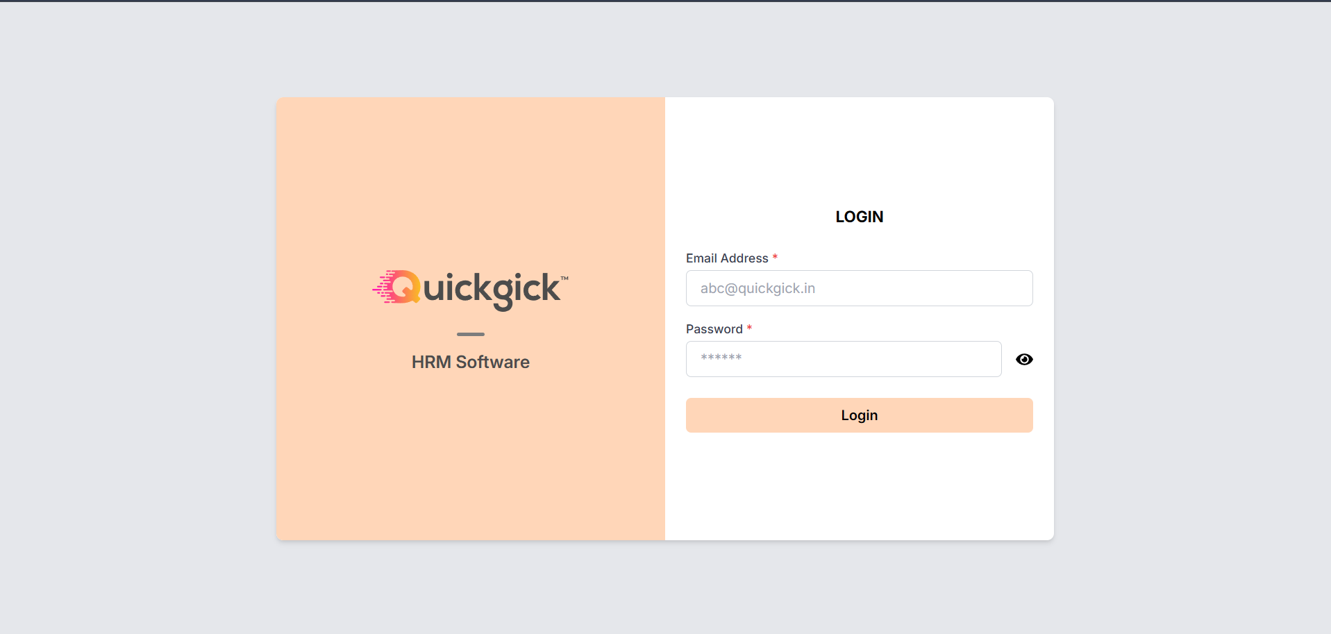 HRM Software - Quickgick